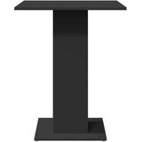 Bistro stol crni 60 x 60 x 75 cm od konstruiranog drva | shoptok.hr