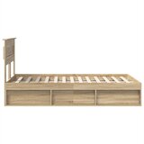  Krevetna konstrukcija Sonoma 120 x 190 cm Čvrsto borovo drvo | Eponuda.com