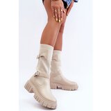 Boto Women's Socks with Boot Beige Abroze | Shoptok.si