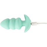 Cuties Mini - krogla vibracijski analni čep (zeleni) | Shoptok.si