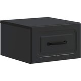  Noćni ormarić za montažu na zid Zidne Crna 34,5 x 33 x 20 cm | shoptok.hr