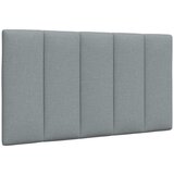 vidaXL Vzglavna stranica svetlo siva 80 cm blago Cene