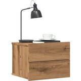 vidaXL Stenska nočna omarica 2 kosa artisan hrast 40x32x30 cm | Shoptok.si