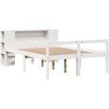  s regalom z knjige bez madraca bijeli 140x190cm borovina | shoptok.hr