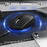 Attack Shark bežični gaming miš G3Pro PAW3311/25000 dpi/omron switches/black + charging dock | Eponuda.com