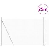 vidaXL zavarena žičana ograda s 13 postova s razdjelnicima 1,5x25 m Pocinčana čelika | shoptok.hr