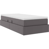  s madracem i skladištem Siva 100 x 200 cm Lažna koža | shoptok.hr