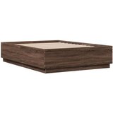  Okvir za krevet s LED svjetlima boja hrasta 140 x 190 cm drveni | shoptok.hr