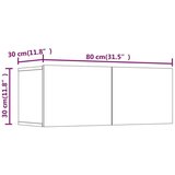 vidaXL TV ormarići 2 kom boja hrasta 80x30x30 cm od konstruiranog drva | shoptok.hr