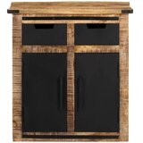  Komoda s 2 ladice 55 x 35 x 60 cm od masivnog drva manga | shoptok.hr