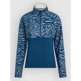 O'neill Fwc'Cruz Printed Half-Zip Fleece Sweater blue swirl zebra | shoptok.hr