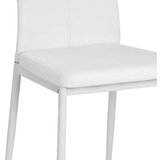 vidaXL Jedilni stoli 4 kosi belo umetno usnje | Shoptok.si