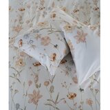 Mila Home Luxury Bela posteljnina za zakonsko posteljo/podaljšana iz bombažnega satena 240x220 cm Ivory Garden Floral – | Shoptok.si
