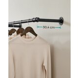  Zidni držač za vešalice LINEA crni | Eponuda.com