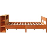  Krevet s regalom za knjige bez madraca 150x200 cm od borovine | shoptok.hr