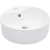 The Living Store Umivalnik z odprtino za odtekanje 36x13 cm keramičen bel - Umivalnik, (21751087) | Shoptok.si