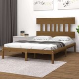  Posteljni okvir medeno rjav iz trdnega lesa 200x200 cm, (20707510) Cene