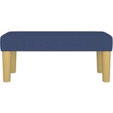  Klupa plava 70 x 30 x 30 cm od tkanine | shoptok.hr