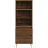  Visoka komoda boja hrasta 40x36x110 cm od konstruiranog drva | shoptok.hr