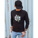 DStreet Bluza męska z nadrukiem czarna Cene