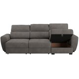 CARRYHOME KOTNA SEDEŽNA GARNITURA, mikrovlakna sivorjava | Shoptok.si