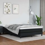  Madrac s džepičastim oprugama crni 140x190x20 cm umjetne kože | shoptok.hr