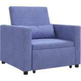  3-u-1 kauč na sklapanje plava denim tkanina | shoptok.hr