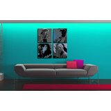 Ručno oslikana POP ART slika ROLLING STONES 80k80 cm