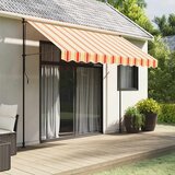 vidaXL Zamjenska tkanina za rub tende žuto-narančasta prugasta 3 m | shoptok.hr