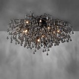 PAUL NEUHAUS 8092-18 - Plafonski luster ICICLE 14xG9/40W/230V, prečnik 100 cm, crna | Eponuda.com
