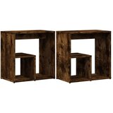 vidaXL bočni stolići 2 kom boja hrasta 50x30x50 cm konstruirano drvo | shoptok.hr