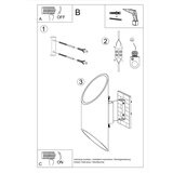  Zidna lampa PENNE 30 bijela | shoptok.hr