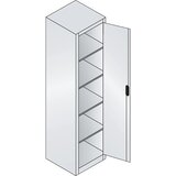 C+P Univerzalna omara ACURADO, ŠxG 500 x 500 mm, svetlo siva / svetlo siva | Shoptok.si