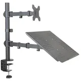 Nosilec namizni LCD monitor s PC polico LCD-LM01 črn