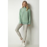 Happiness İstanbul Sweater - Green - Relaxed fit cene