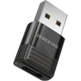  USB adapter BOROFONE BV18 USB male to Type-C female USB2.0 adapter black | Eponuda.ba