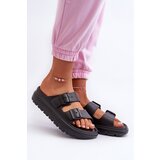 EVENTO PE1 Women's Foam Platform Flip-Flops Black Melorea | ePonuda.com