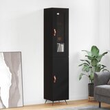 The Living Store Visoka omara črna 34,5x34x180 cm inženirski les - Visoka Omara, (21660939) Cene