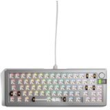 Glorious Gaming GMMK 3 PRO 65% Barebones tipkovnica Igranje USB Ne Srebro | Shoptok.si