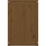  Kutija za rublje boja meda 88,5 x 44 x 66 cm masivna borovina | shoptok.hr