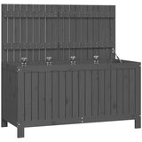  Vrtna kutija za pohranu siva 121x55x64 cm od masivne borovine | shoptok.hr