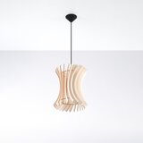 Nice Lamps Viseća svjetiljka u prirodnoj boji s drvenim sjenilom ø 30 cm Menges – | shoptok.hr