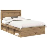  Okvir za krevet Umjetnička hrastovina 120 x 190 cm | shoptok.hr