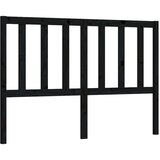  Uzglavlje za krevet crno 146 x 4 x 100 cm od masivne borovine | shoptok.hr