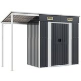 vidaXL Vrtna lopa z nadstreškom antracitna 277x107x181 cm jeklo - - antracit siva - 41.56 - N/A - 2025-vidaXL-TOPSELLER | Shoptok.si