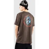 BT Ringed Screaming Flame T-shirt washed black