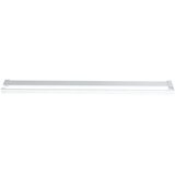 Pregrada za tuš s policom krom 100x195 cm staklo ESG i aluminij | shoptok.hr