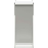 vidaXL Stalak za drva bijela 69,5x35x81 cm hladno valjani čelik | shoptok.hr