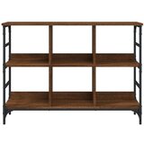 Komoda smeđa boja hrasta 102x32x73 5 cm od konstruiranog drva | shoptok.hr