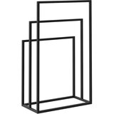  Samostojeći stalak za ručnike crni 48 x 24 x 79 cm željezni | shoptok.hr